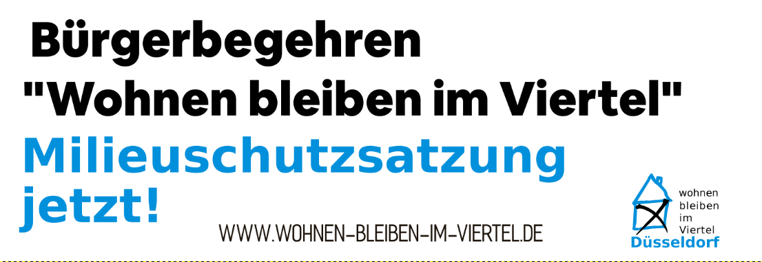 PM: Düsseldorfer Bürgerbegehren startet