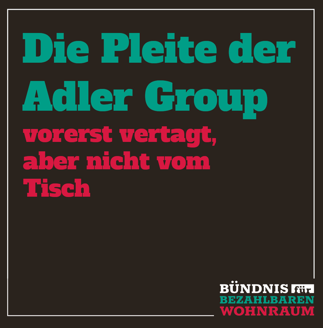 Die Pleite der Adler Group – vorerst vertagt, aber nicht vom Tisch