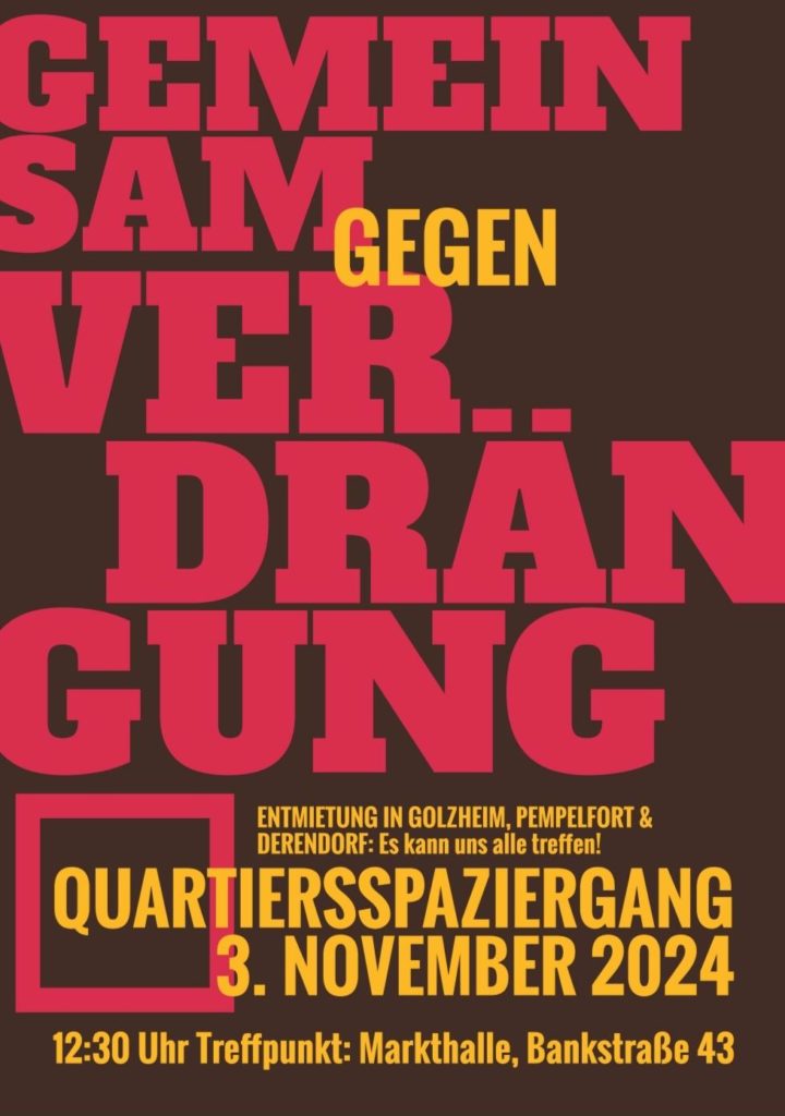 Quartiersspaziergang Golzheim Süd